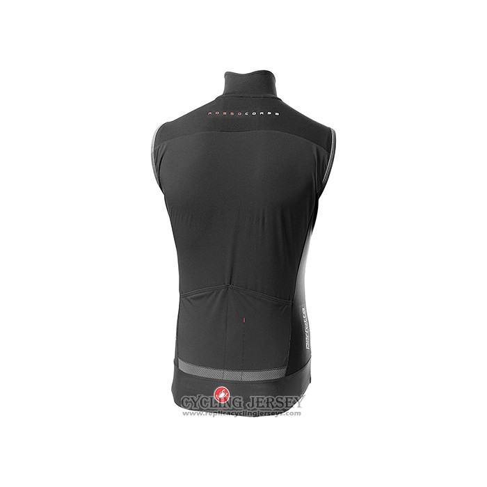 2021 Wind Vest Castelli Black Short Sleeve And Bib Short